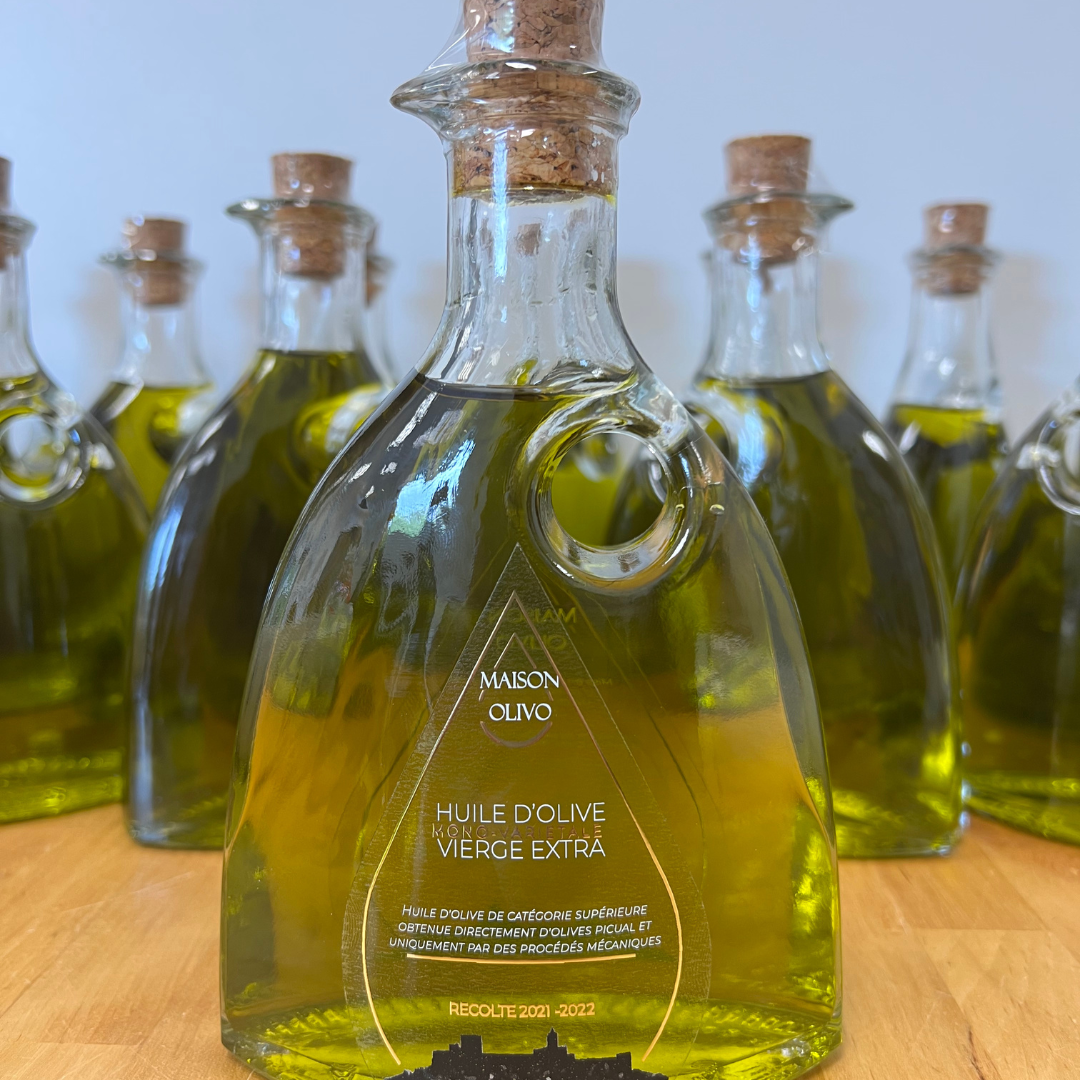 Huile d'Olive Extra Vierge - 250 ml - Récolte 2023 - Prix en
